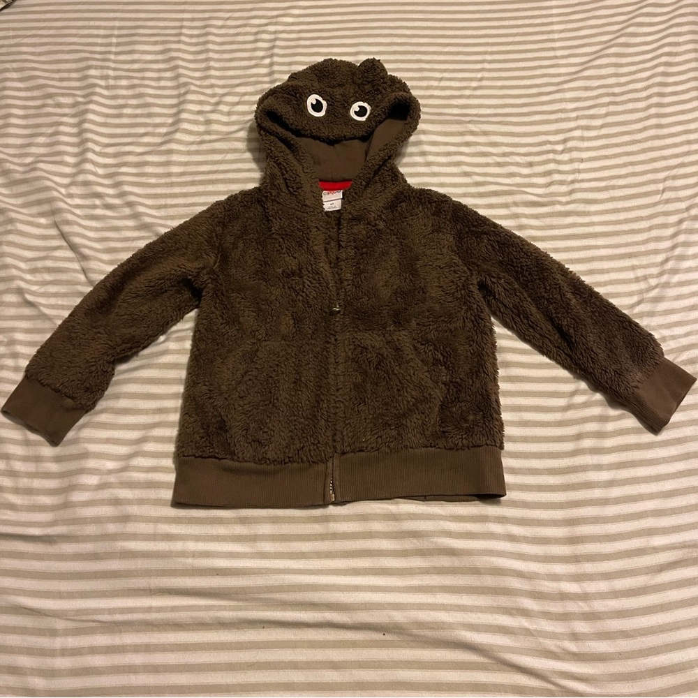 Circo Brown Bear Sherpa Hoodie 5T GUC